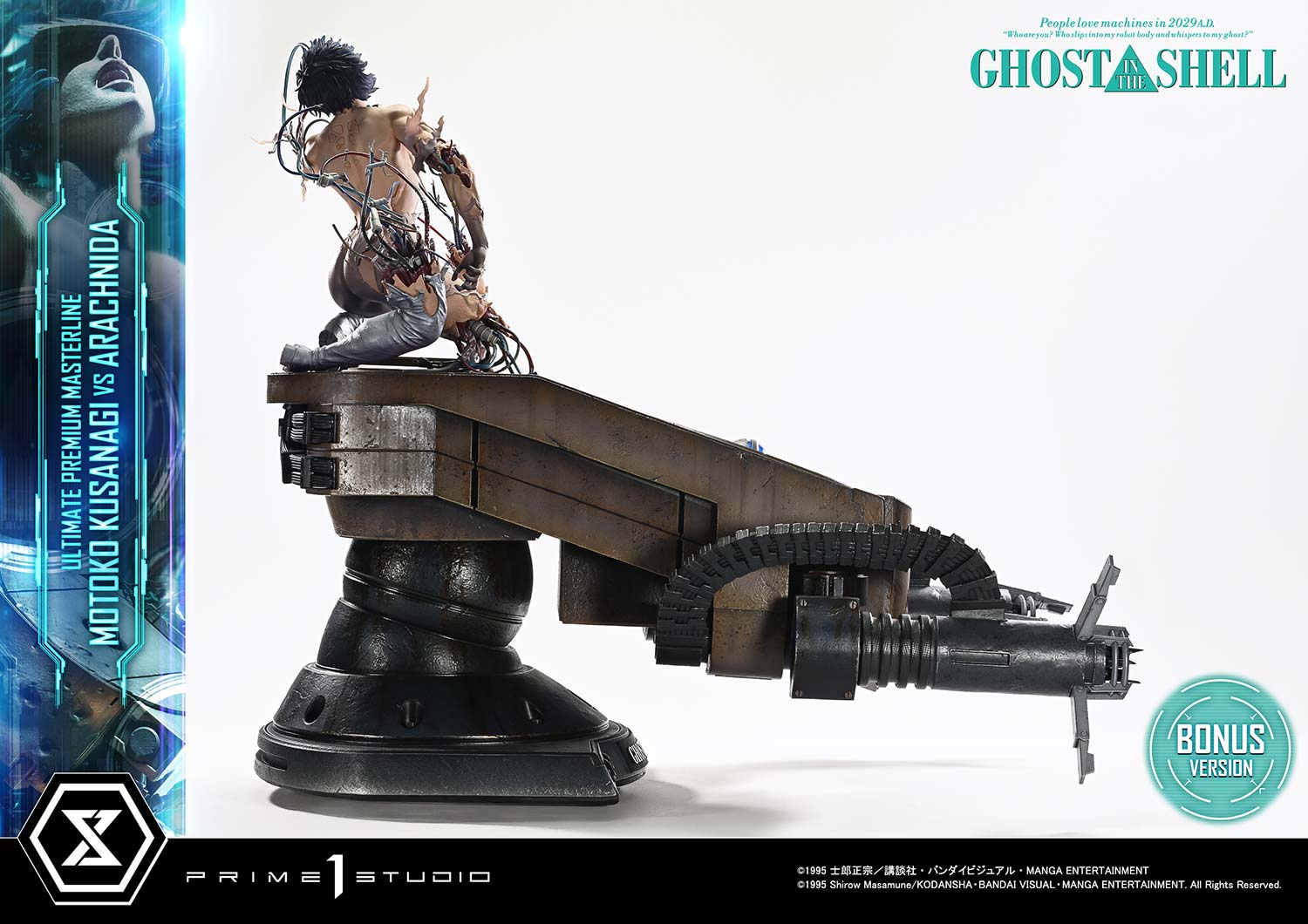 PRE-ORDER Prime 1 Statue - Ultimate Premium Masterline - GHOST IN THE SHELL - Motoko Kusanagi VS Arachnida 1/4