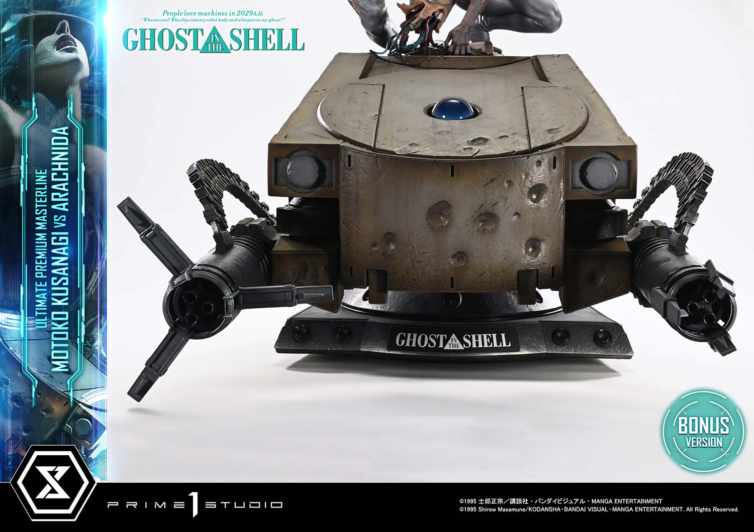 PRE-ORDER Prime 1 Statue - Ultimate Premium Masterline - GHOST IN THE SHELL - Motoko Kusanagi VS Arachnida 1/4