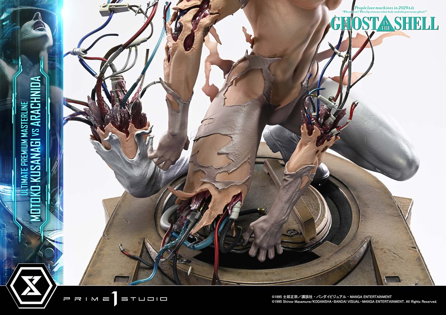 PRE-ORDER Prime 1 Statue - Ultimate Premium Masterline - GHOST IN THE SHELL - Motoko Kusanagi VS Arachnida 1/4
