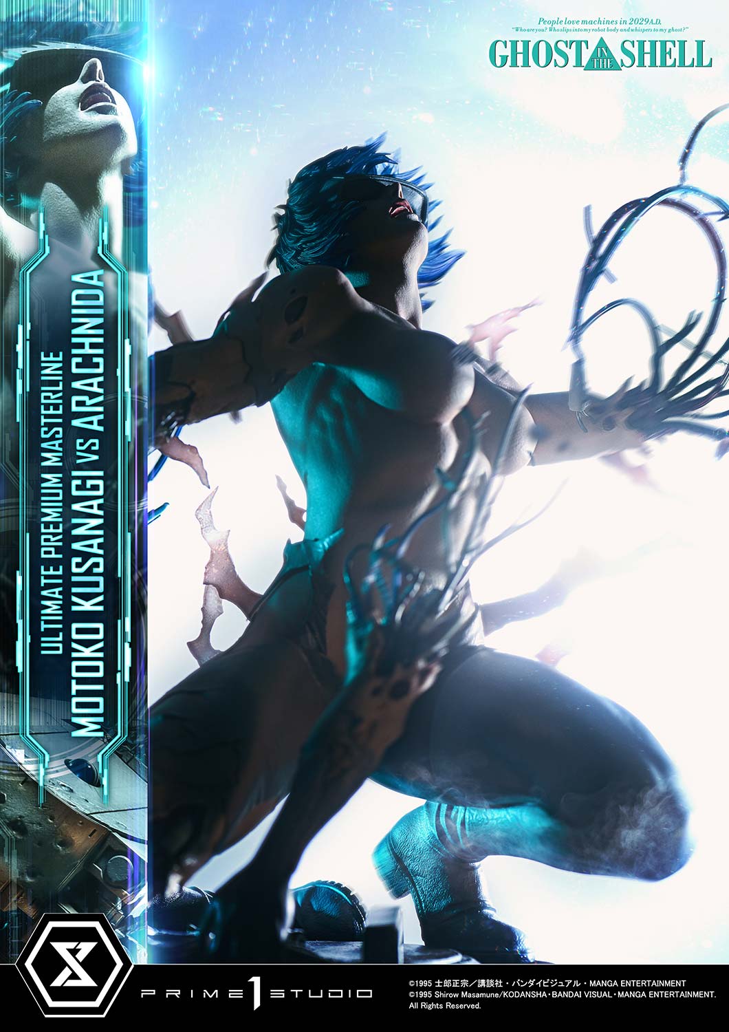 PRE-ORDER Prime 1 Statue - Ultimate Premium Masterline - GHOST IN THE SHELL - Motoko Kusanagi VS Arachnida 1/4