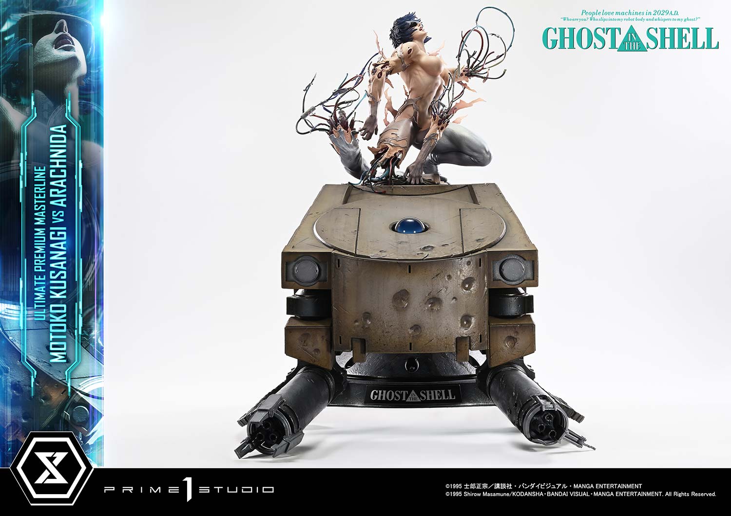 PRE-ORDER Prime 1 Statue - Ultimate Premium Masterline - GHOST IN THE SHELL - Motoko Kusanagi VS Arachnida 1/4
