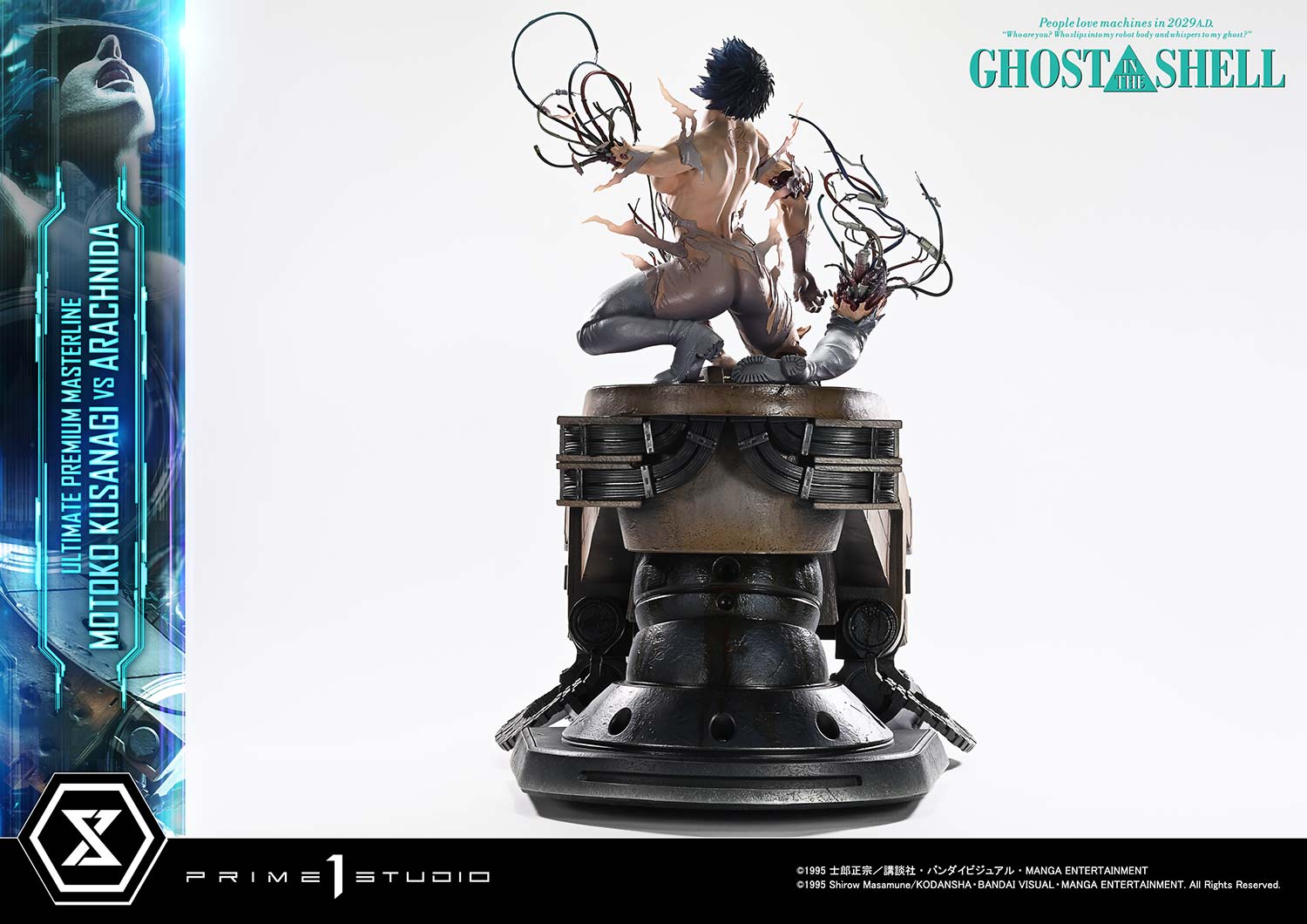 PRE-ORDER Prime 1 Statue - Ultimate Premium Masterline - GHOST IN THE SHELL - Motoko Kusanagi VS Arachnida 1/4