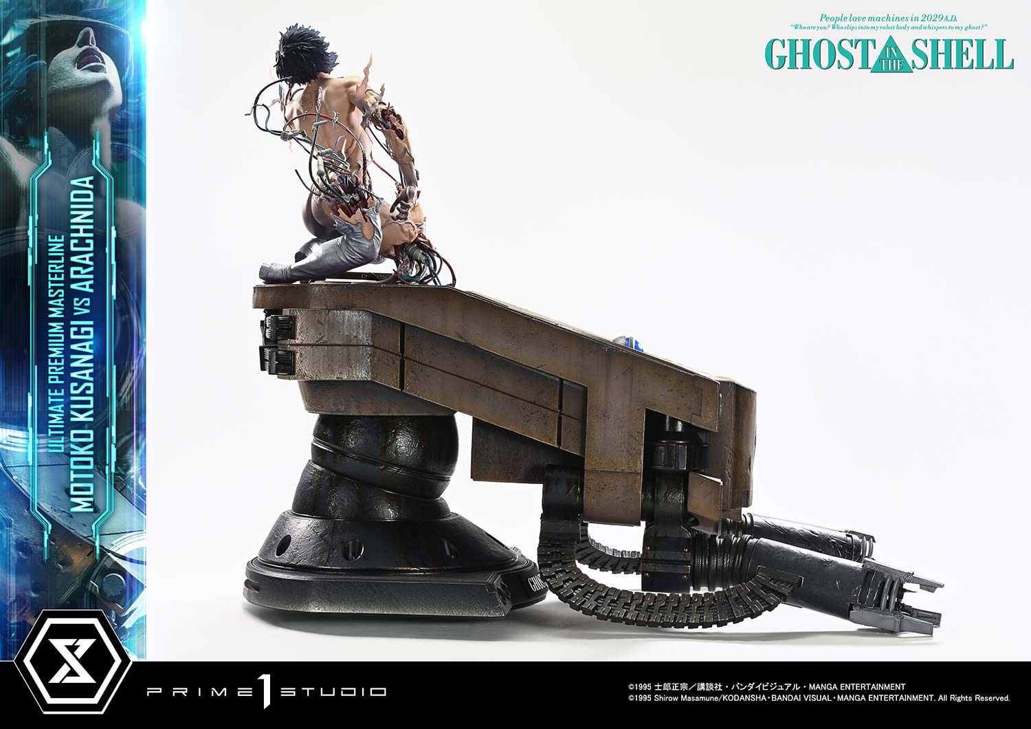 PRE-ORDER Prime 1 Statue - Ultimate Premium Masterline - GHOST IN THE SHELL - Motoko Kusanagi VS Arachnida 1/4