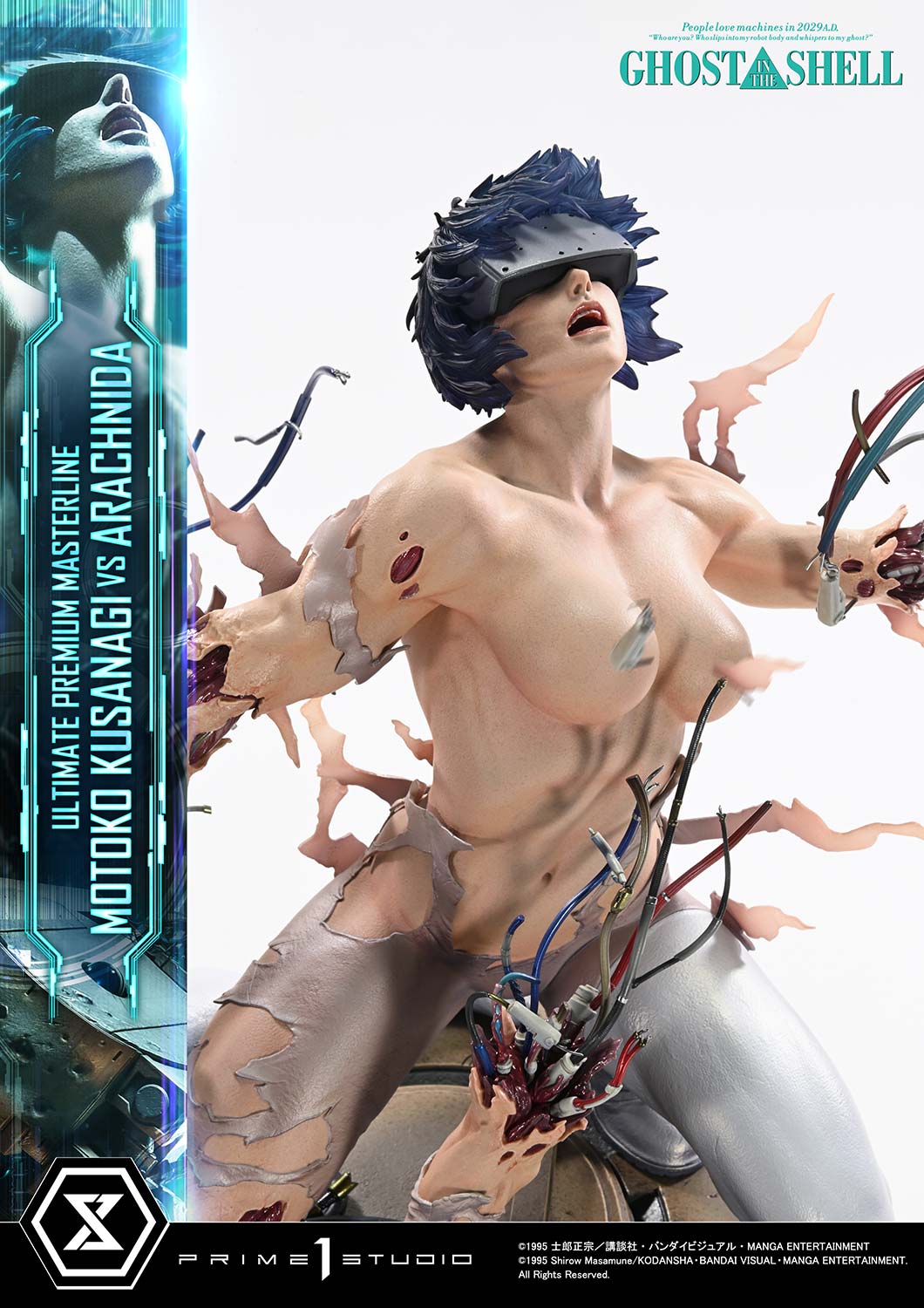 PRE-ORDER Prime 1 Statue - Ultimate Premium Masterline - GHOST IN THE SHELL - Motoko Kusanagi VS Arachnida 1/4