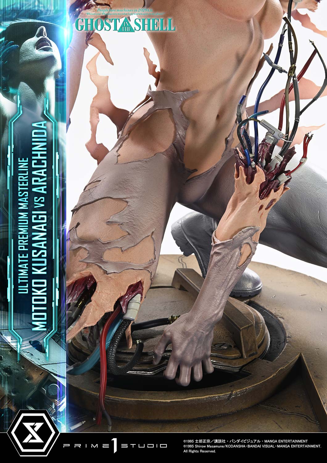 PRE-ORDER Prime 1 Statue - Ultimate Premium Masterline - GHOST IN THE SHELL - Motoko Kusanagi VS Arachnida 1/4