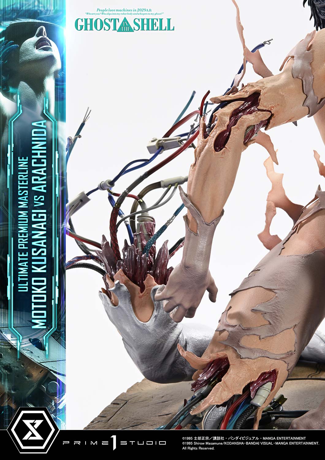 PRE-ORDER Prime 1 Statue - Ultimate Premium Masterline - GHOST IN THE SHELL - Motoko Kusanagi VS Arachnida 1/4