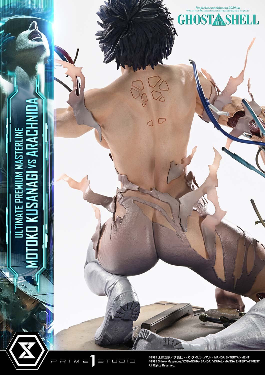 PRE-ORDER Prime 1 Statue - Ultimate Premium Masterline - GHOST IN THE SHELL - Motoko Kusanagi VS Arachnida 1/4