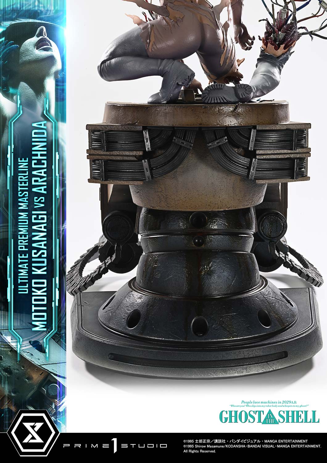 PRE-ORDER Prime 1 Statue - Ultimate Premium Masterline - GHOST IN THE SHELL - Motoko Kusanagi VS Arachnida 1/4