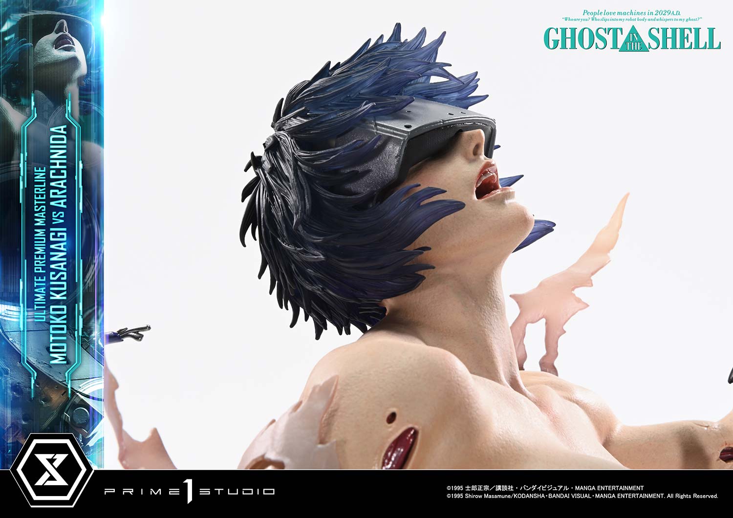 PRE-ORDER Prime 1 Statue - Ultimate Premium Masterline - GHOST IN THE SHELL - Motoko Kusanagi VS Arachnida 1/4