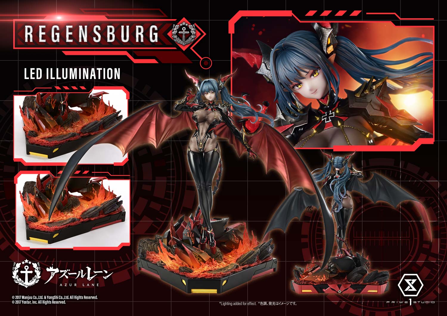 PRE-ORDER Prime 1 Statue - Concept Masterline - Azur Lane - Regensburg 1/6