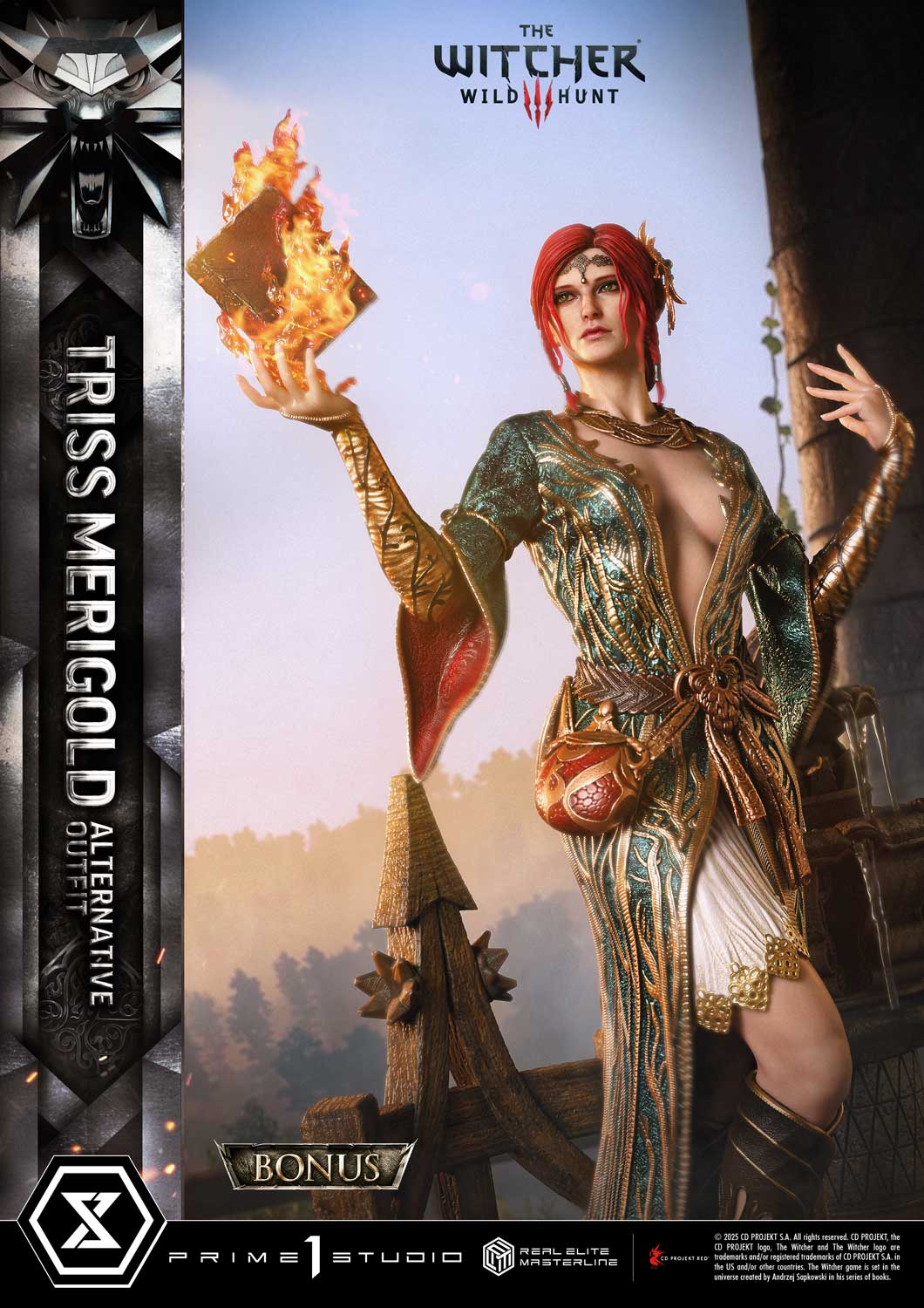 PRE-ORDER Prime 1 Statue - Real Elite Masterline - The Witcher 3: Wild Hunt - Triss Merigold: Alternative Outfit 1/4