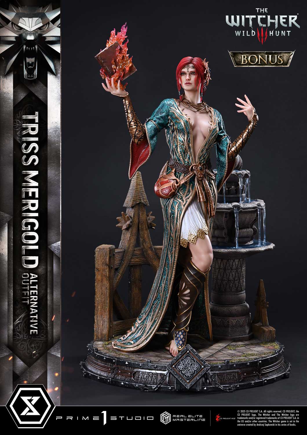 PRE-ORDER Prime 1 Statue - Real Elite Masterline - The Witcher 3: Wild Hunt - Triss Merigold: Alternative Outfit 1/4