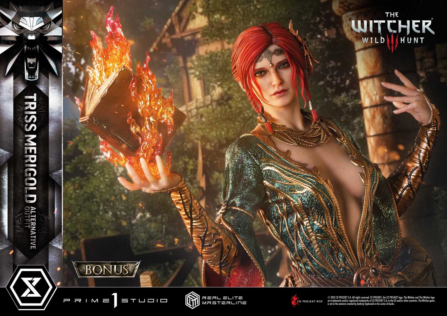 PRE-ORDER Prime 1 Statue - Real Elite Masterline - The Witcher 3: Wild Hunt - Triss Merigold: Alternative Outfit 1/4