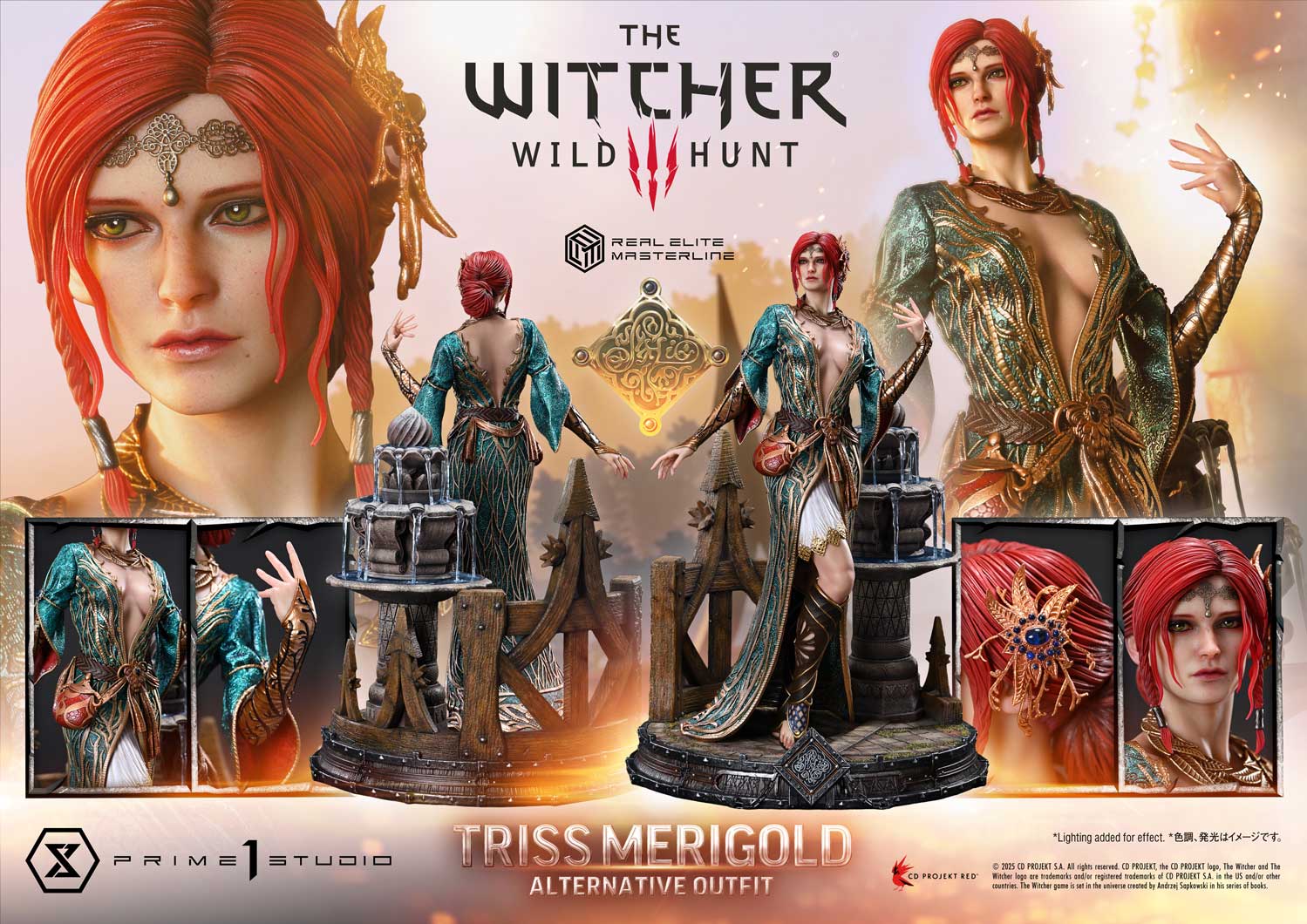 PRE-ORDER Prime 1 Statue - Real Elite Masterline - The Witcher 3: Wild Hunt - Triss Merigold: Alternative Outfit 1/4