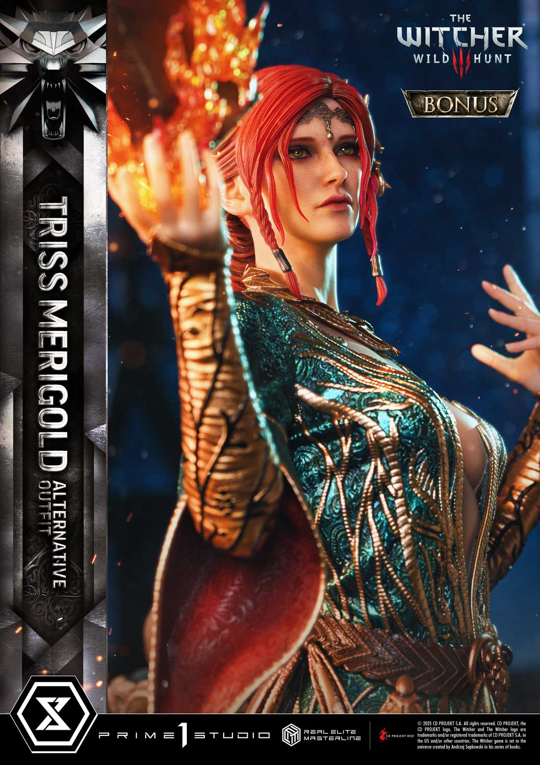 PRE-ORDER Prime 1 Statue - Real Elite Masterline - The Witcher 3: Wild Hunt - Triss Merigold: Alternative Outfit 1/4