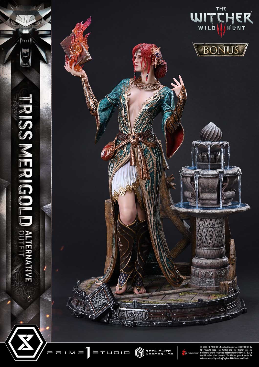 PRE-ORDER Prime 1 Statue - Real Elite Masterline - The Witcher 3: Wild Hunt - Triss Merigold: Alternative Outfit 1/4
