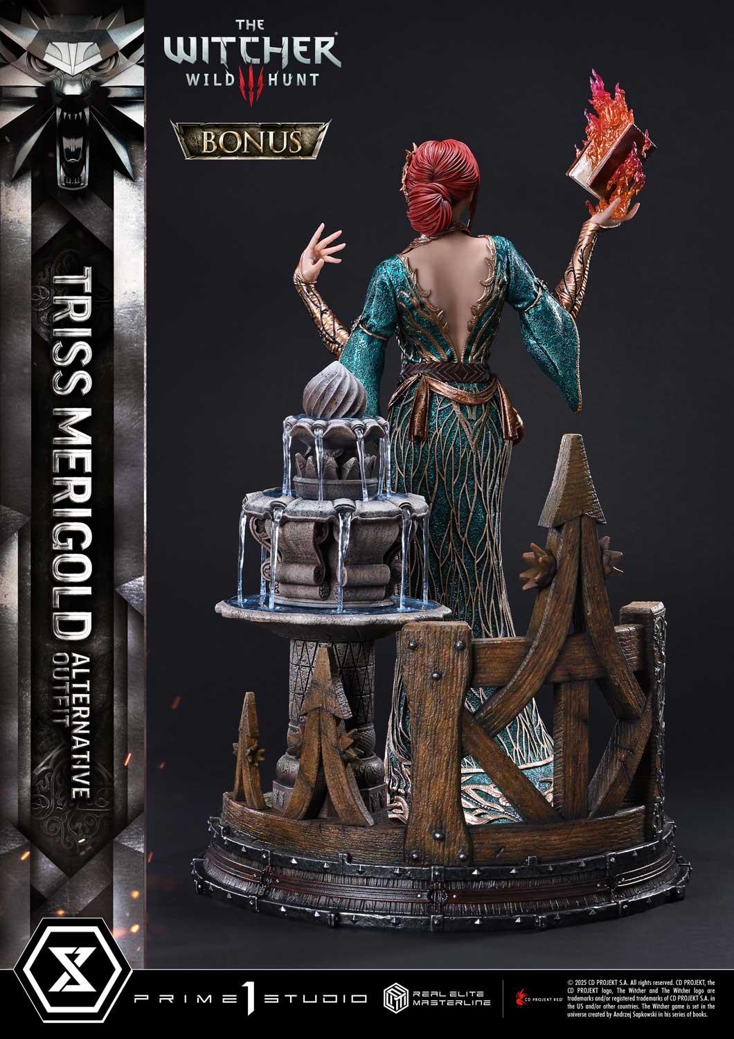 PRE-ORDER Prime 1 Statue - Real Elite Masterline - The Witcher 3: Wild Hunt - Triss Merigold: Alternative Outfit 1/4