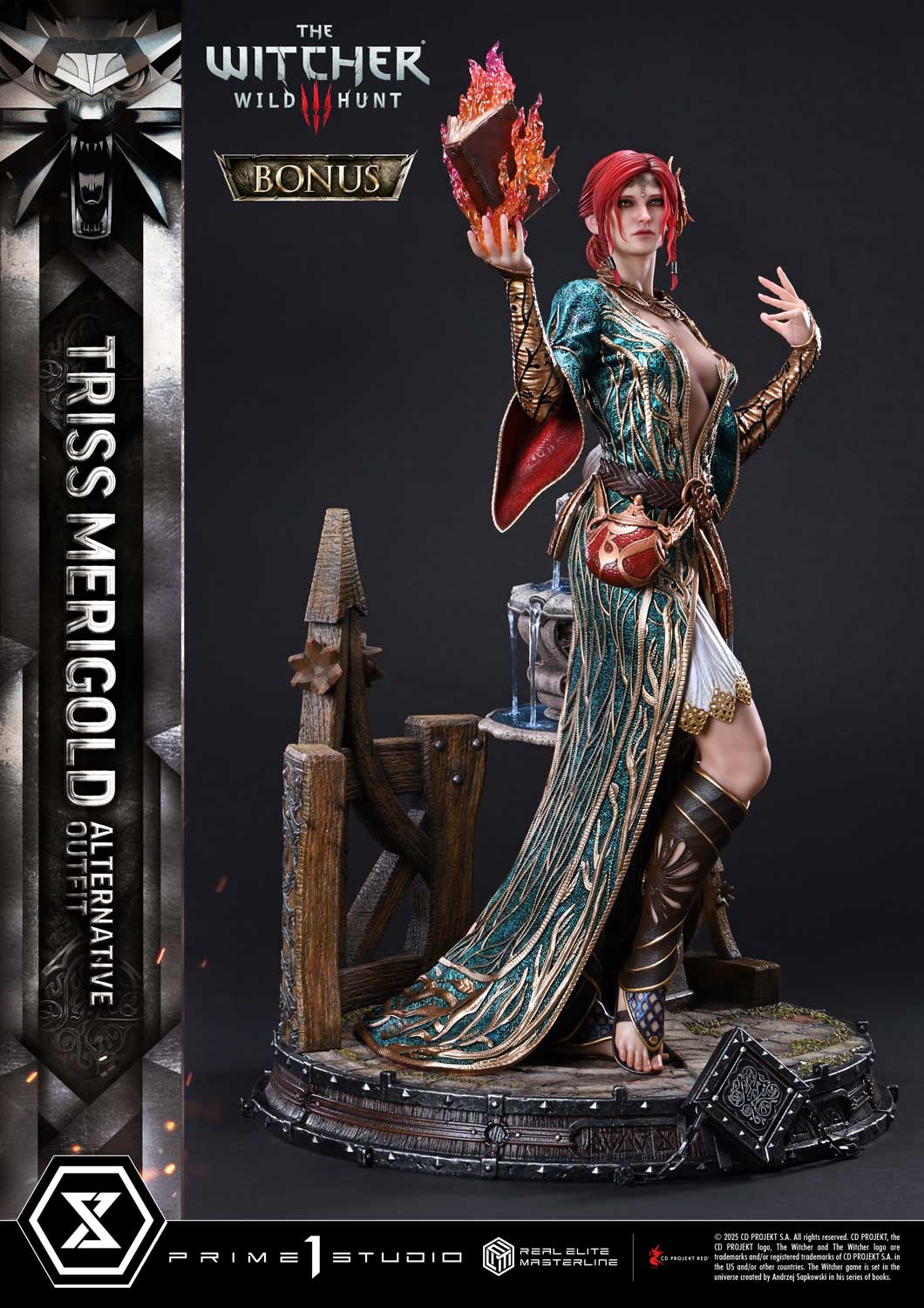 PRE-ORDER Prime 1 Statue - Real Elite Masterline - The Witcher 3: Wild Hunt - Triss Merigold: Alternative Outfit 1/4