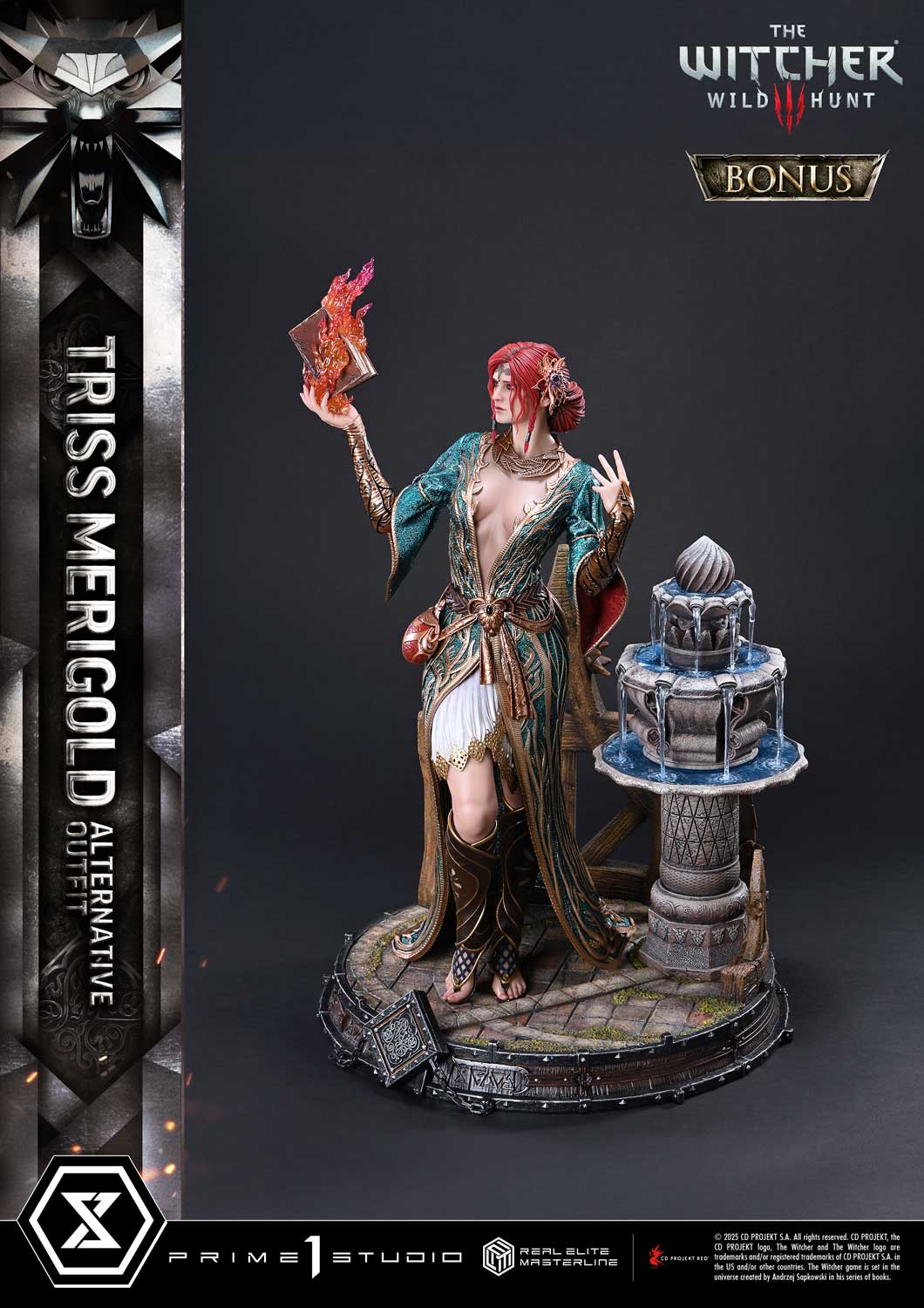 PRE-ORDER Prime 1 Statue - Real Elite Masterline - The Witcher 3: Wild Hunt - Triss Merigold: Alternative Outfit 1/4
