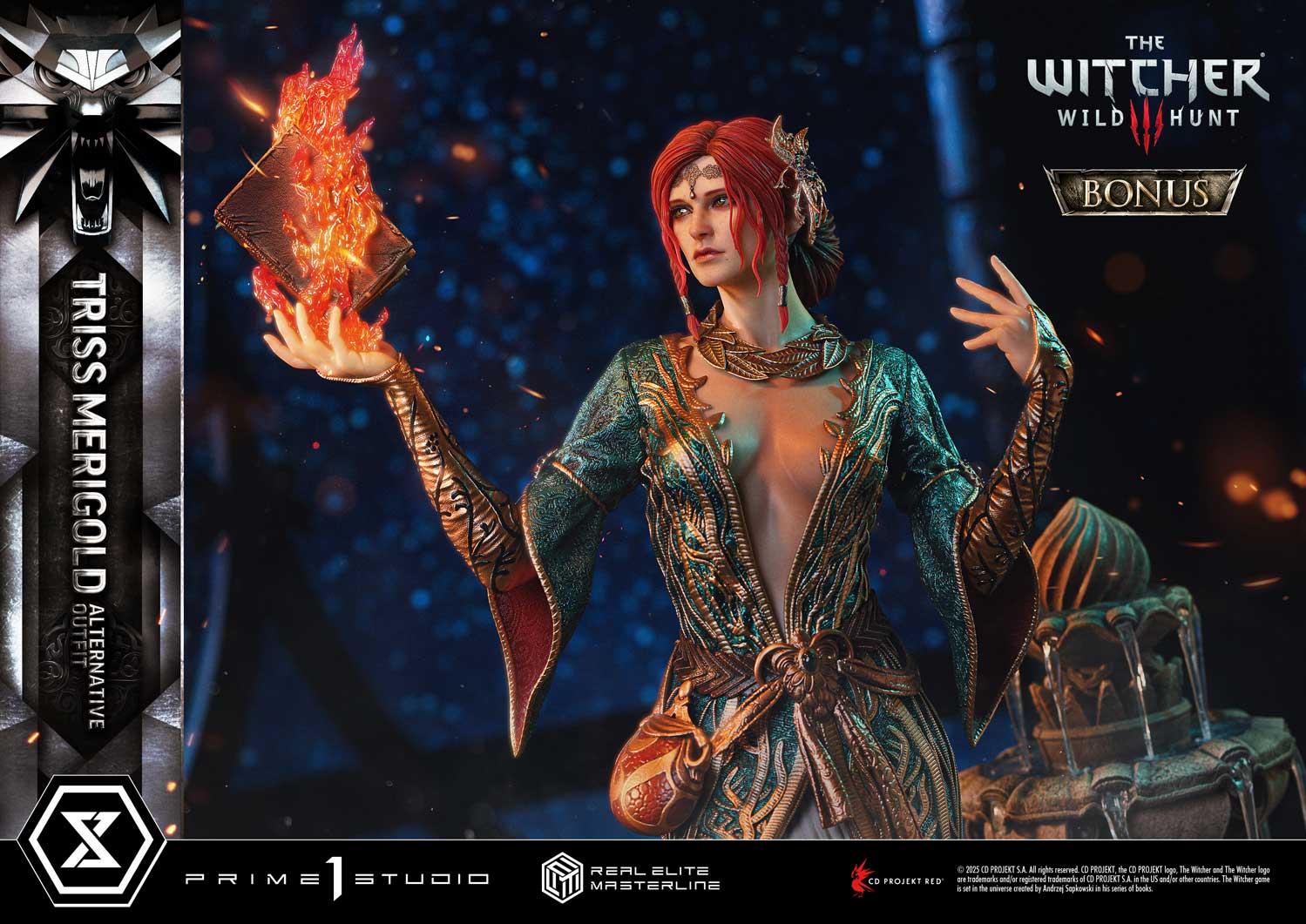 PRE-ORDER Prime 1 Statue - Real Elite Masterline - The Witcher 3: Wild Hunt - Triss Merigold: Alternative Outfit 1/4