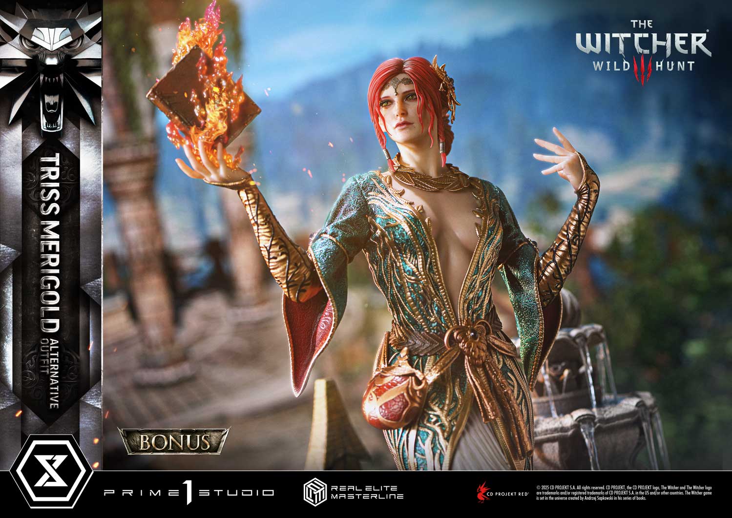 PRE-ORDER Prime 1 Statue - Real Elite Masterline - The Witcher 3: Wild Hunt - Triss Merigold: Alternative Outfit 1/4