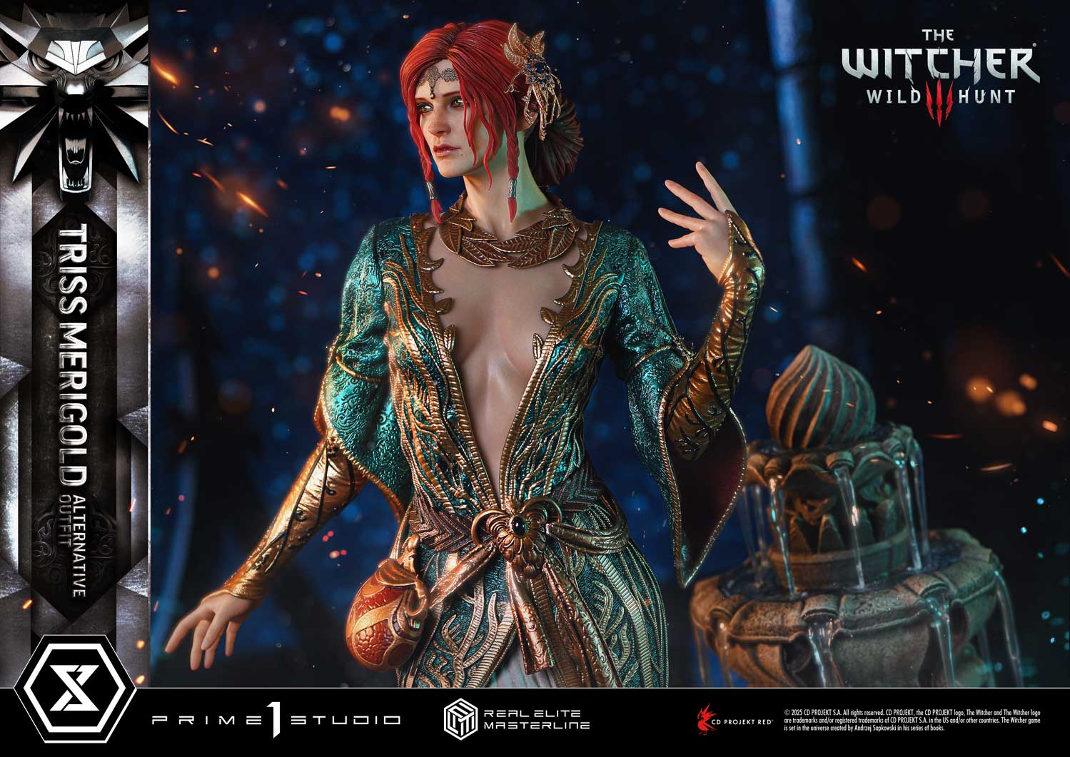 PRE-ORDER Prime 1 Statue - Real Elite Masterline - The Witcher 3: Wild Hunt - Triss Merigold: Alternative Outfit 1/4