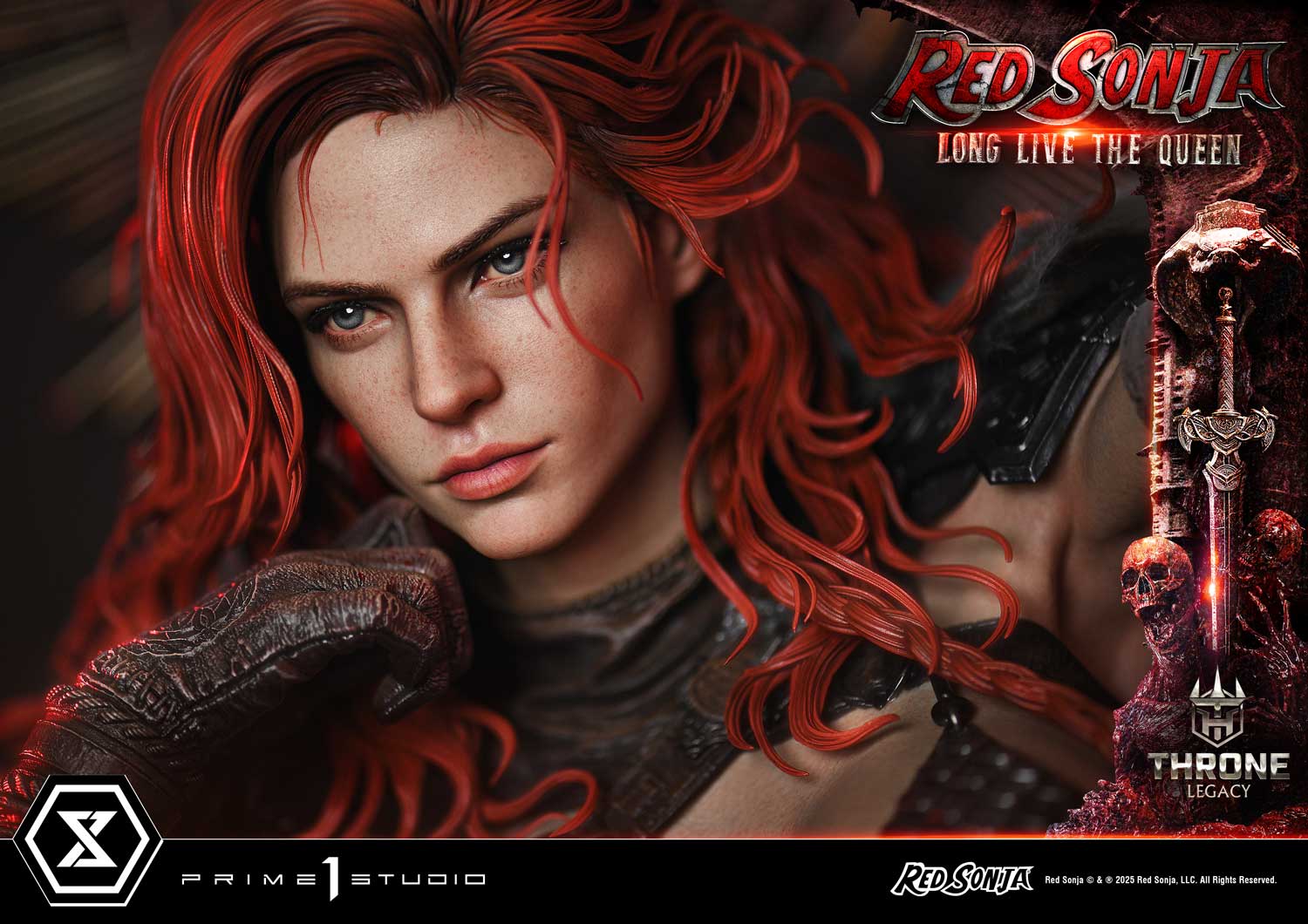 PRE-ORDER Prime 1 Statue - Throne Legacy - Red Sonja - Red Sonja: Long Live the Queen 1/3