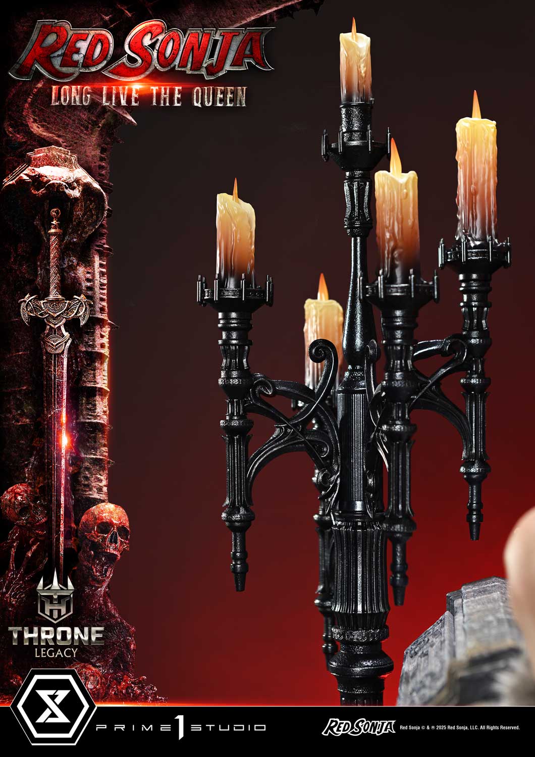 PRE-ORDER Prime 1 Statue - Throne Legacy - Red Sonja - Red Sonja: Long Live the Queen 1/3