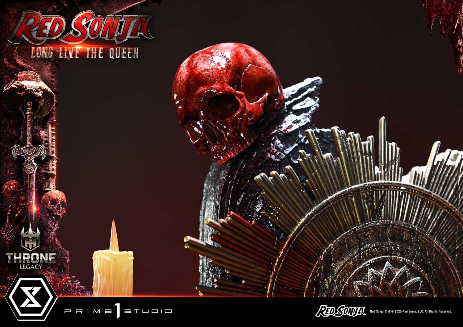 PRE-ORDER Prime 1 Statue - Throne Legacy - Red Sonja - Red Sonja: Long Live the Queen Bonus Version 1/3