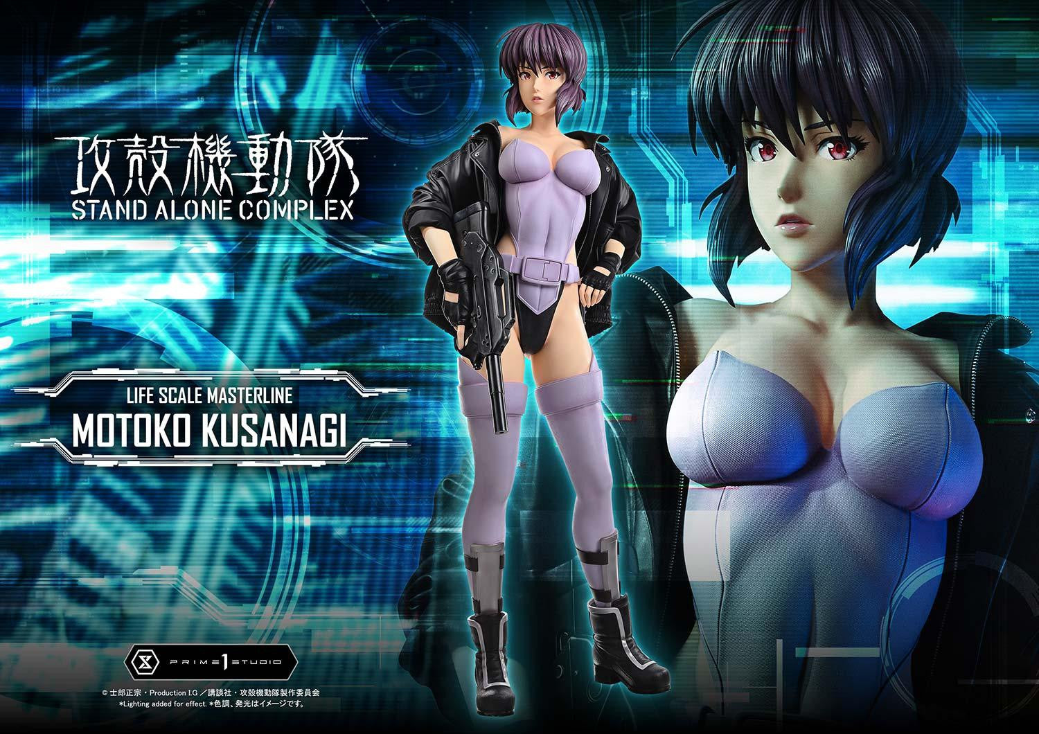 PRE-ORDER Prime 1 Statue - Life Scale Masterline - Ghost in the Shell: Stand Alone Complex - Motoko Kusanagi 1/1