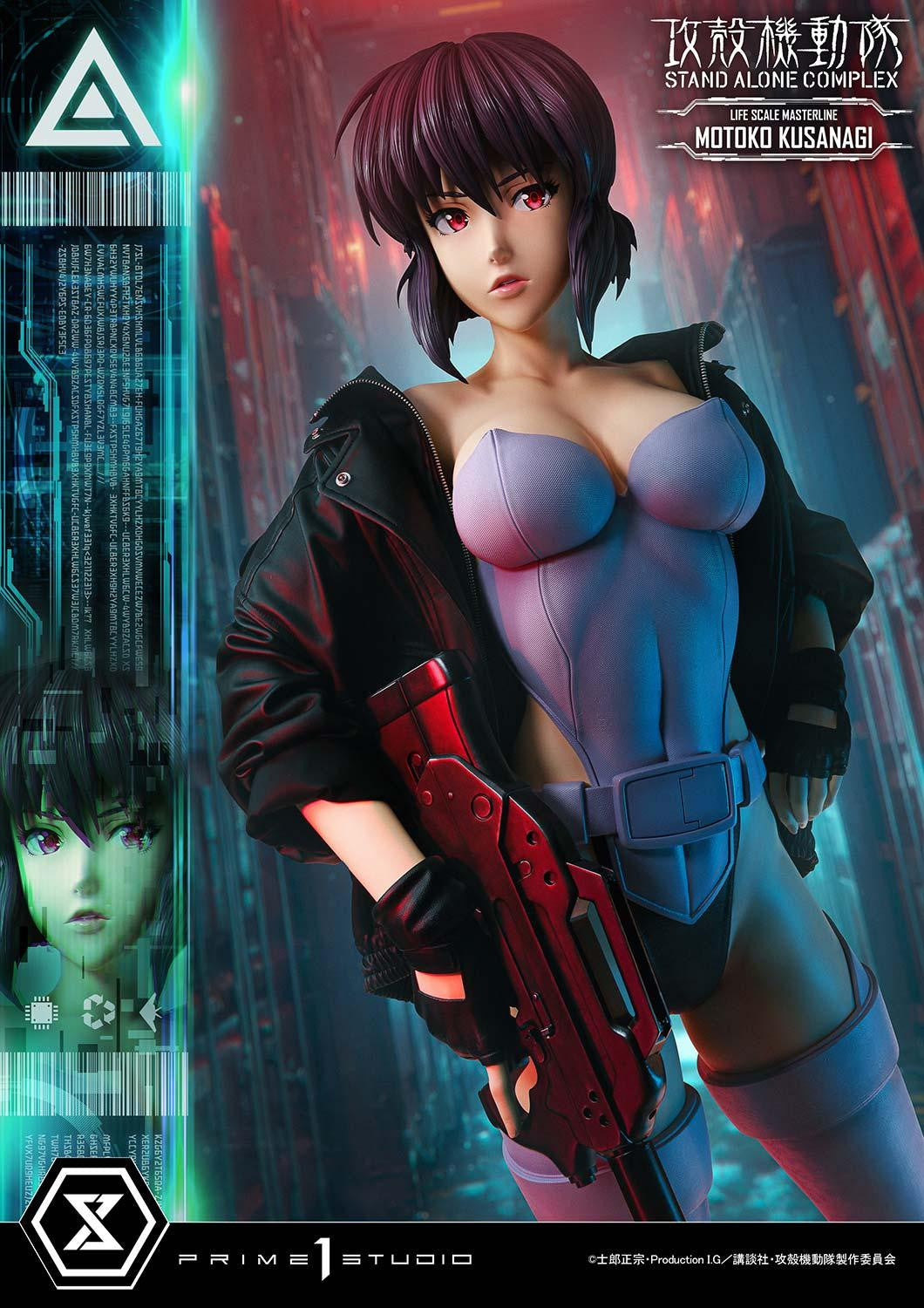PRE-ORDER Prime 1 Statue - Life Scale Masterline - Ghost in the Shell: Stand Alone Complex - Motoko Kusanagi 1/1