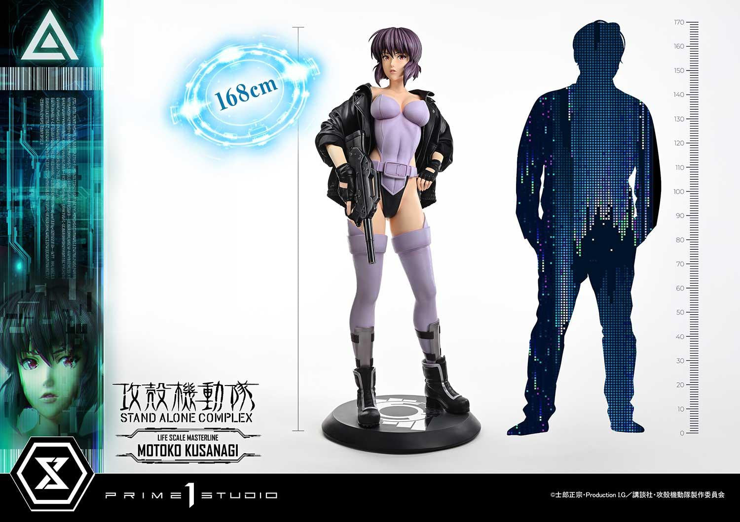 PRE-ORDER Prime 1 Statue - Life Scale Masterline - Ghost in the Shell: Stand Alone Complex - Motoko Kusanagi 1/1