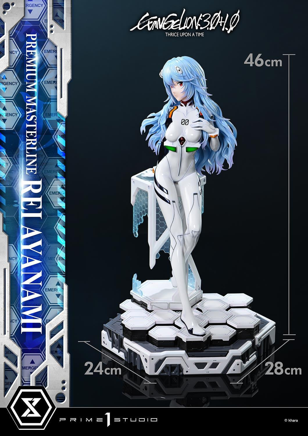 PRE-ORDER Prime 1 Studio - Premium Masterline - EVANGELION: 3.0+1.0 THRICE UPON A TIME - Rei Ayanami 1/4