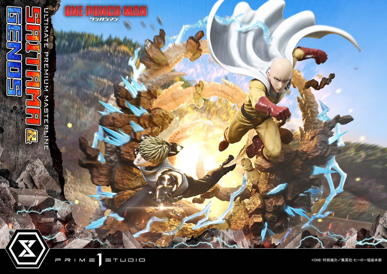 PRE-ORDER Prime1Studio - Ultimate Premium Masterline - One-Punch Man - Saitama & Genos 1/4