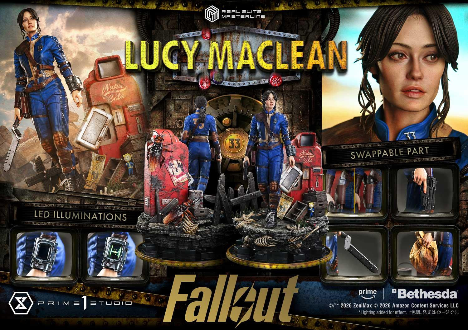 PRE-ORDER Prime1Studio - Real Elite Masterline - Fallout TV Series - Lucy MacLean