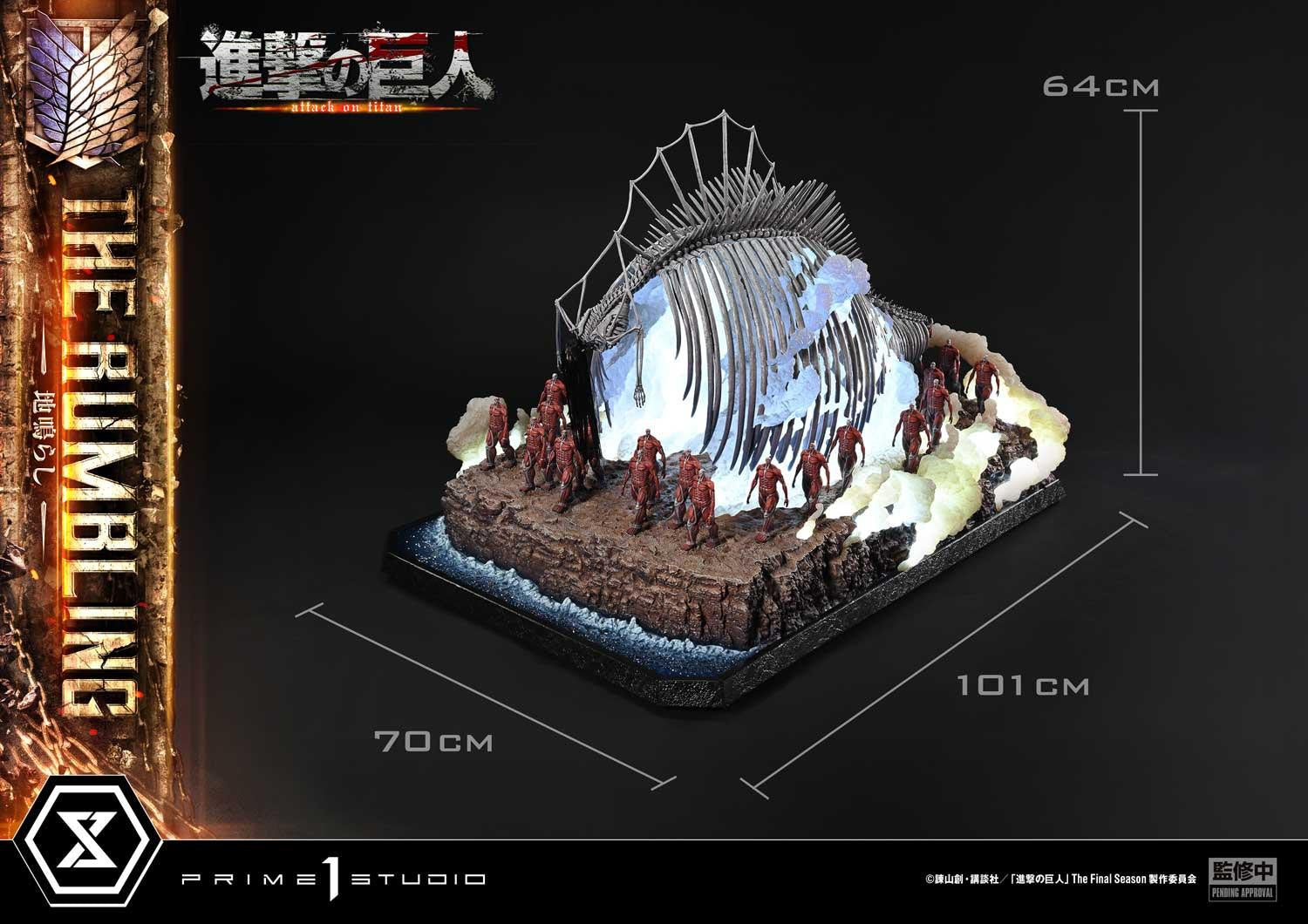 PRE-ORDER Prime1Studio - Ultimate Diorama Masterline - Attack on Titan - The Rumbling