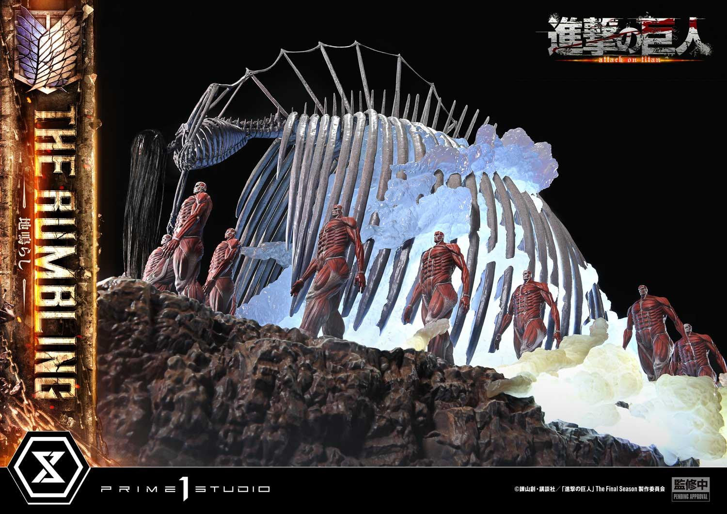 PRE-ORDER Prime1Studio - Ultimate Diorama Masterline - Attack on Titan - The Rumbling