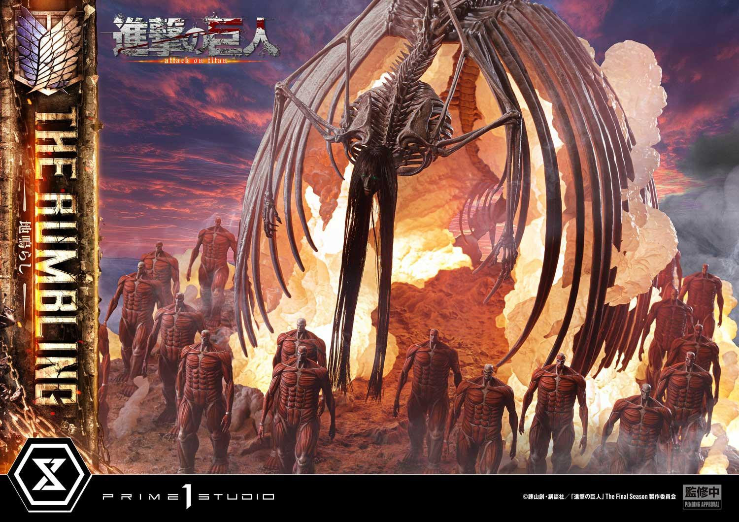 PRE-ORDER Prime1Studio - Ultimate Diorama Masterline - Attack on Titan - The Rumbling