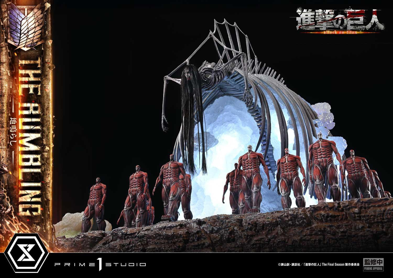 PRE-ORDER Prime1Studio - Ultimate Diorama Masterline - Attack on Titan - The Rumbling