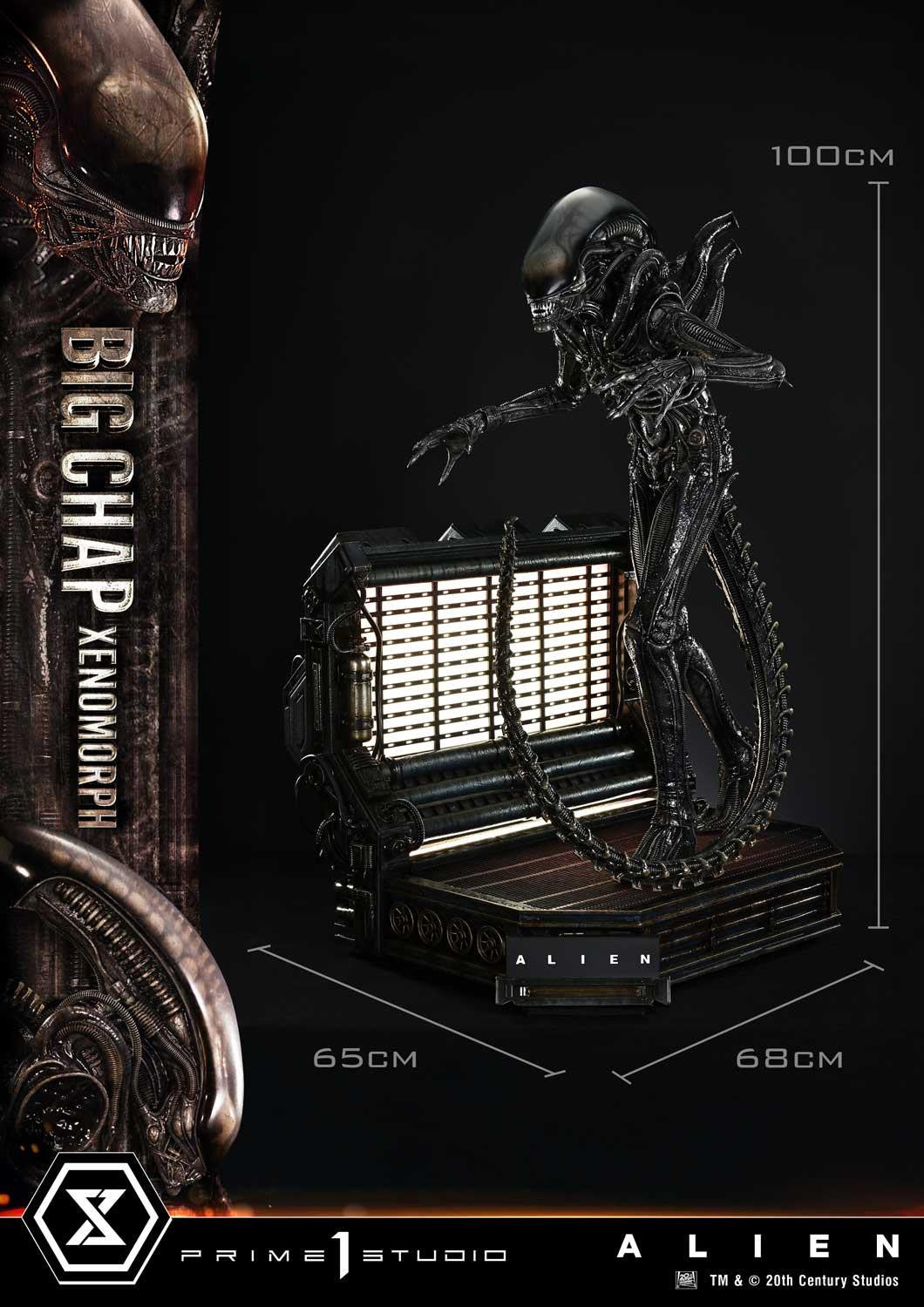 PRE-ORDER Prime 1 Studio - Museum Masterline XL - Alien (Film) - Big Chap Xenomorph: Close Up Shot Ver. 1/3