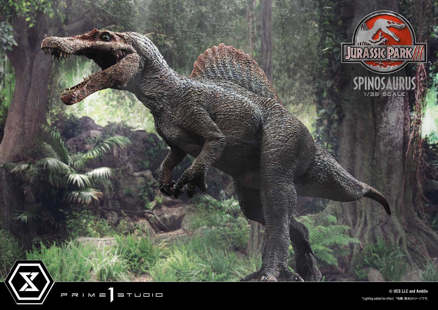 PRE-ORDER Prime 1 Studio - Prime Collectible Figures - Jurassic Park III - Spinosaurus 1/38