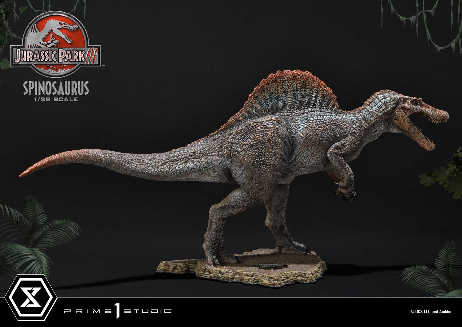 PRE-ORDER Prime 1 Studio - Prime Collectible Figures - Jurassic Park III - Spinosaurus 1/38