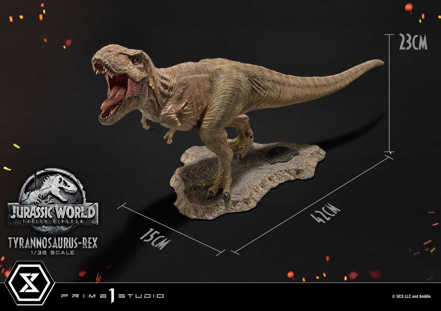 PRE-ORDER Prime 1 Studio - Prime Collectible Figures - Jurassic World: Fallen Kingdom - Tyrannosaurus-Rex 1/38