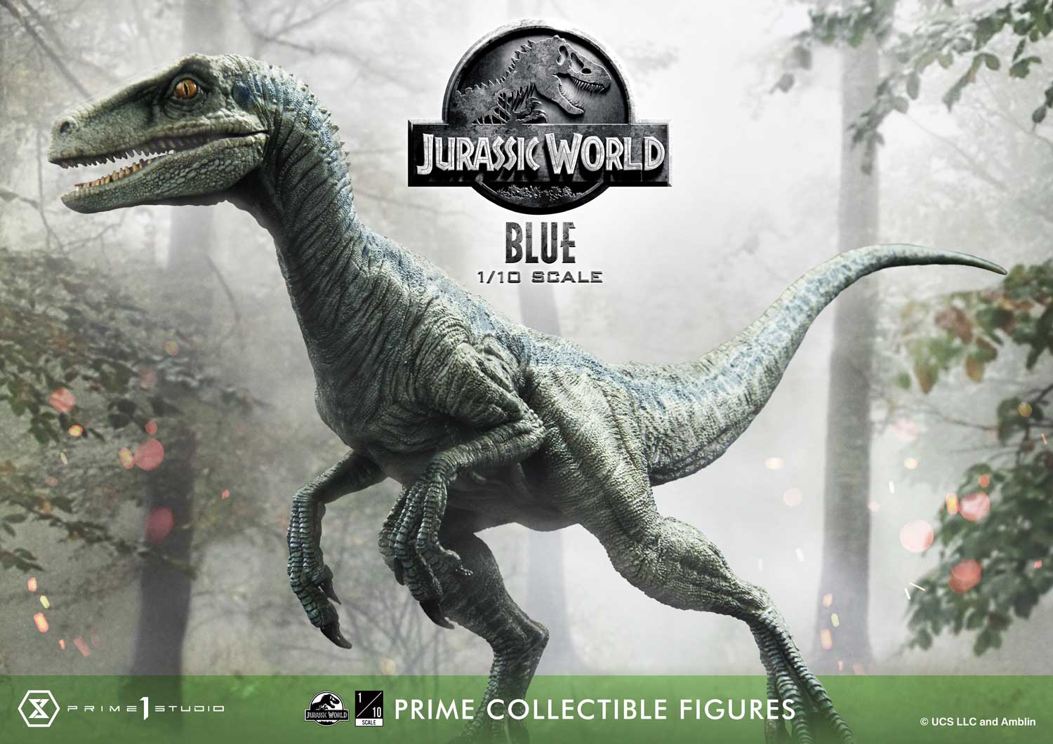 PRE-ORDER Prime 1 Studio - Prime Collectible Figures - Jurassic World - Blue 1/38