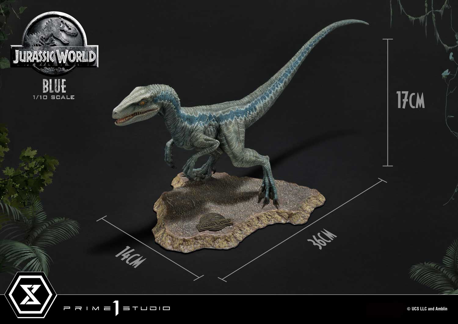 PRE-ORDER Prime 1 Studio - Prime Collectible Figures - Jurassic World - Blue 1/38