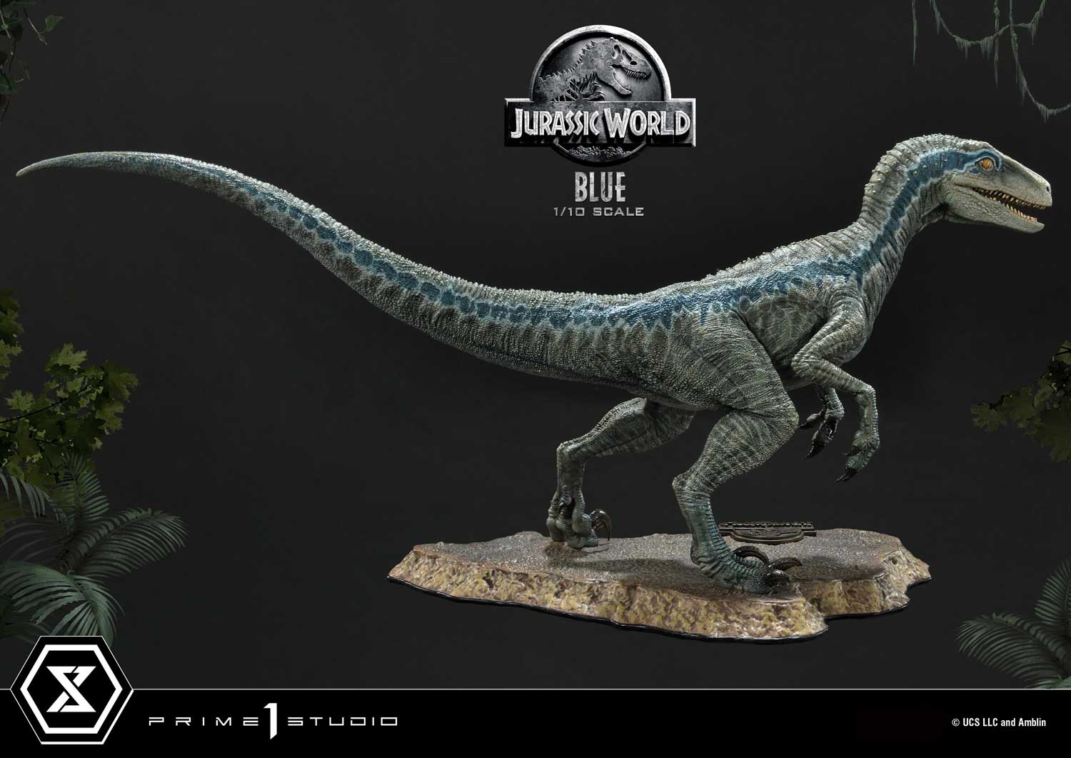 PRE-ORDER Prime 1 Studio - Prime Collectible Figures - Jurassic World - Blue 1/38