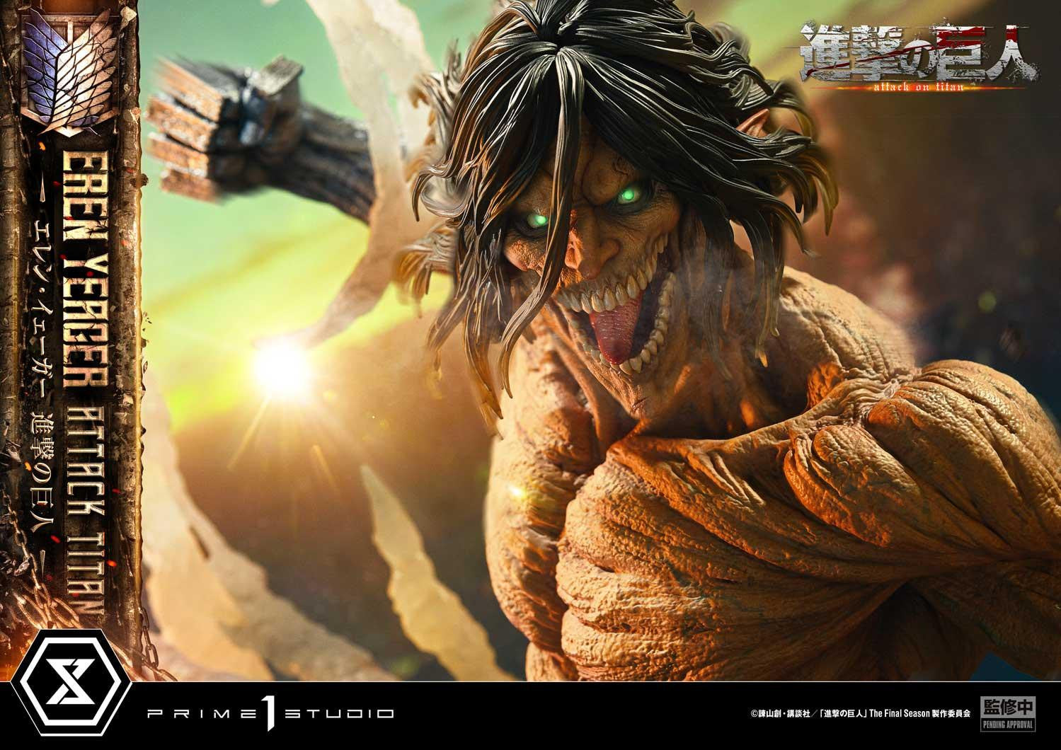 PRE-ORDER Prime 1 Studio - Ultimate Diorama Masterline - Attack on Titan - Eren Yeager: Attack Titan