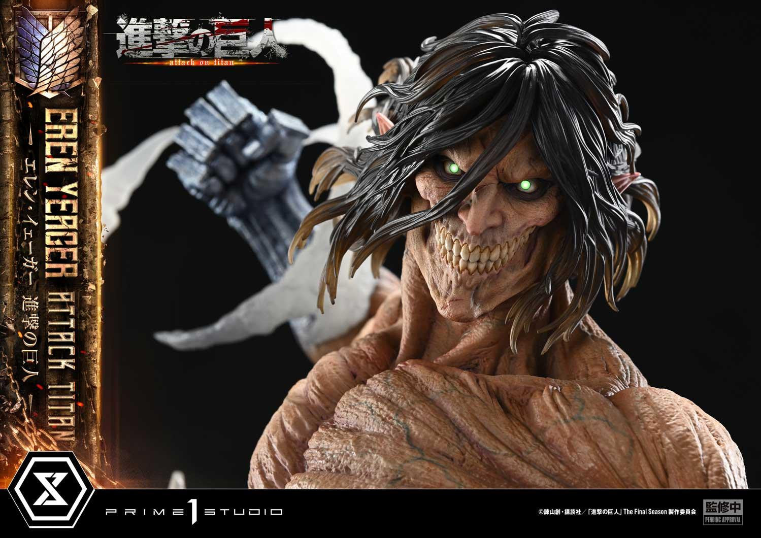 PRE-ORDER Prime 1 Studio - Ultimate Diorama Masterline - Attack on Titan - Eren Yeager: Attack Titan