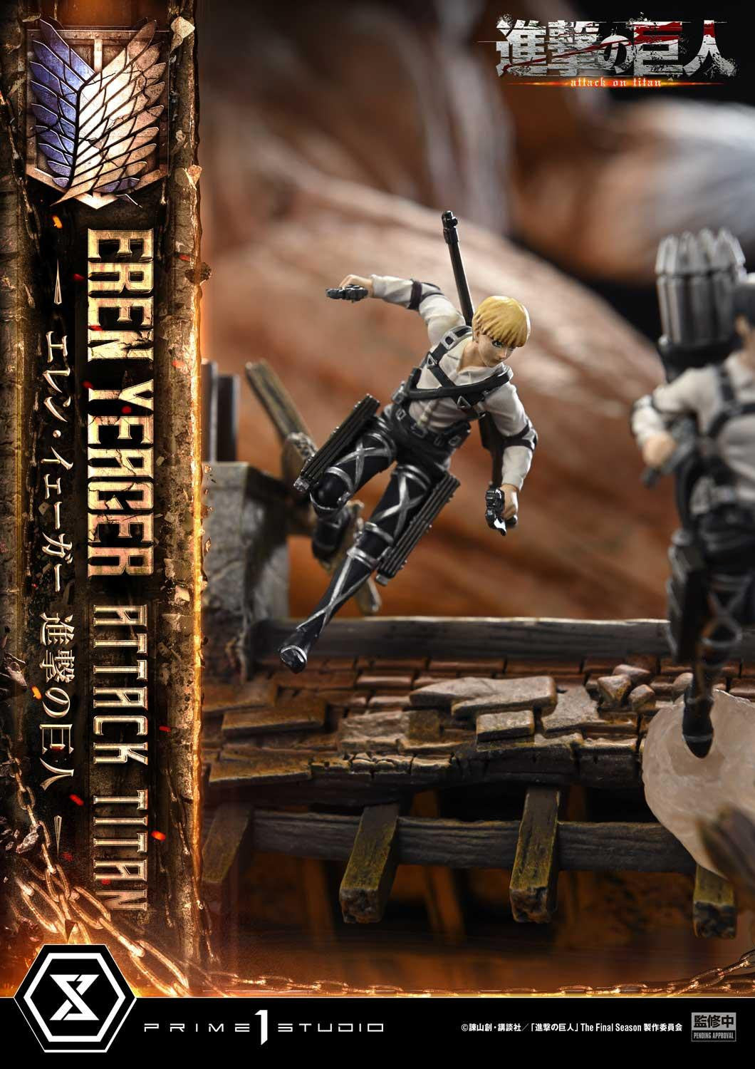 PRE-ORDER Prime 1 Studio - Ultimate Diorama Masterline - Attack on Titan - Eren Yeager: Attack Titan
