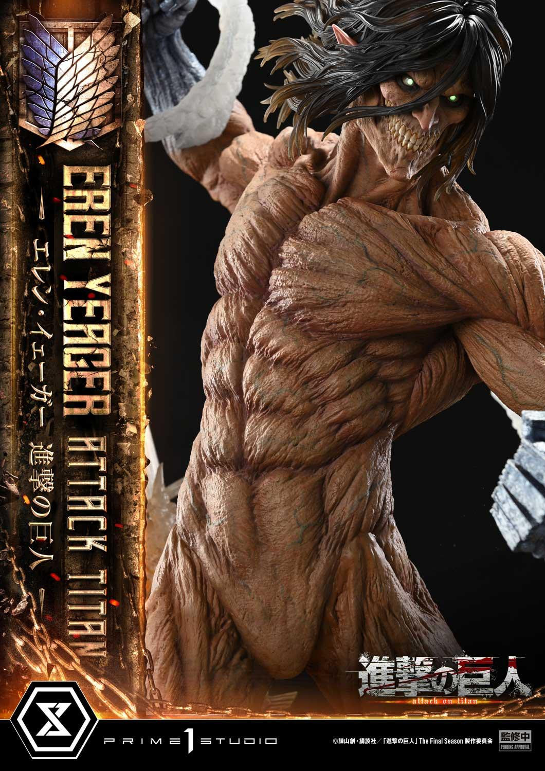 PRE-ORDER Prime 1 Studio - Ultimate Diorama Masterline - Attack on Titan - Eren Yeager: Attack Titan